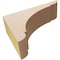 Ekena Millwork 7"W x 21"D x 14"H Classic Olympic Rough Cedar Woodgrain TimberThane Corbel, Primed Tan CORUR07X21X14OLYRCPR - alternate 6
